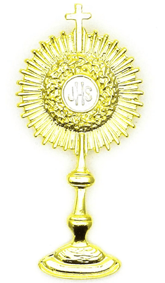 Botom  Ostensório Metal - 7 cm -