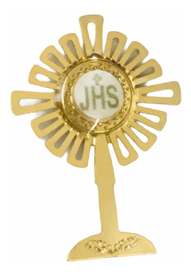 Botom  Ostensório Metal - Pequeno -