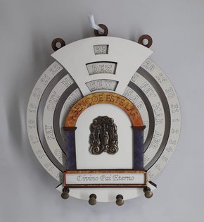 Calendário Permanente com Porta Chaves - Divino Pai Eterno -