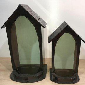 Capela com Vidro para Imagem de 60 cm -