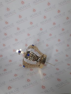 Coroa Simples Dourada 6 cm - Para Imagem de 30 cm -
