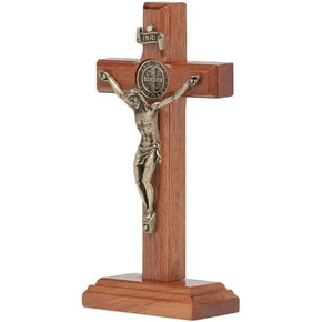 Crucifixo de Mesa 12 cm  - Ouro Velho