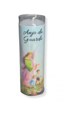 Kit 6 un Vela Votiva 3,5x10 cm - Anjo da Guarda