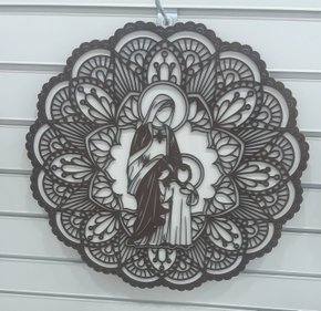 Mandala 40 cm 1 Camada - Maria Passa á Frente