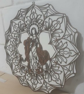 Mandala 40 cm 1 Camada - N. S. Desatadora dos Nós
