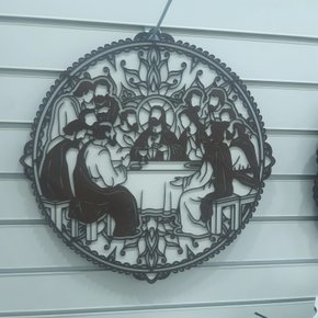 Mandala 40 cm 1 Camada - Santa Ceia