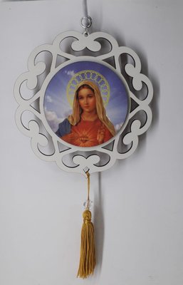 Mandala com Imagem Fotográfica - Imaculado Coração de Maria -