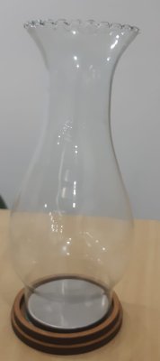 Manga Babada Pequena Boca 7,5 Transparente Vidro  -