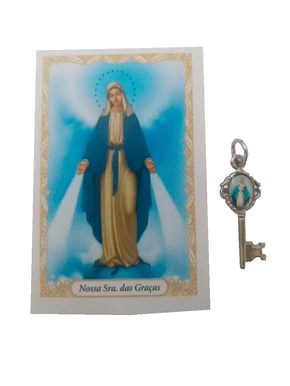 Medalha Chave Pícola - Nossa Senhora das Graças -