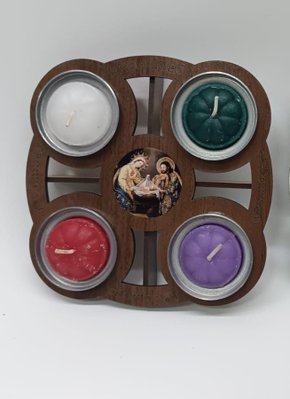 Mini Coroa do Advento -