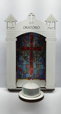Oratório Pequeno com Vela -
