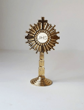 Ostensório com Base Metal 10 cm -