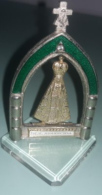 Pedestal Acrílico Arco Colorido "N. S. Aparecida "