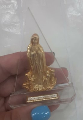 Pedestal Acrílico Triângulo " N. S. de Fátima "