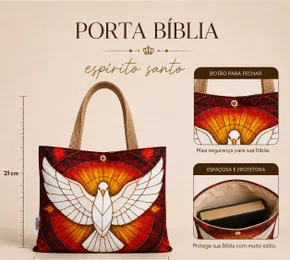 Porta Bíblia - Divino Espírito Santo