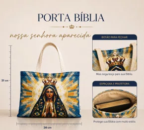 Porta Bíblia - Nossa Senhora Aparecida
