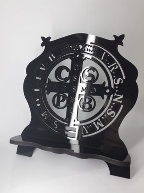 Porta Bíblia Pequena em MDF - São Bento -