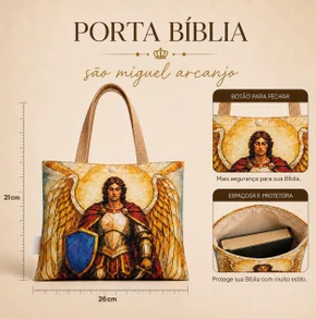 Porta Bíblia - São Miguel Arcanjo