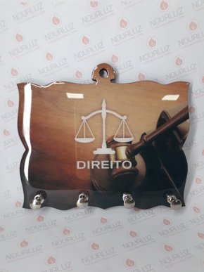 Porta Chaves 4 Pinos Resinado - Direito -