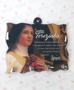 Porta Chaves 4 Pinos Resinado - Santa Terezinha -