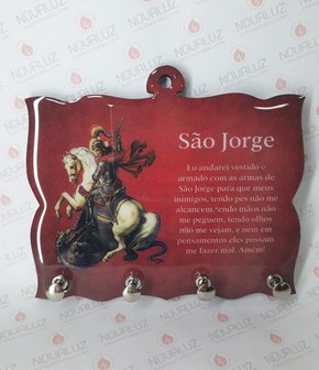 Porta Chaves 4 Pinos Resinado - São Jorge -