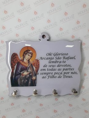 Porta Chaves 4 Pinos Resinado - São Rafael -