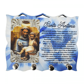 Porta Chaves com Imagem 3D - Santo Antônio de Pádua -