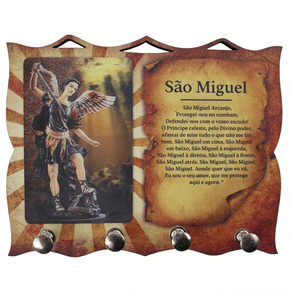 Porta Chaves com Imagem 3D - São Miguel Arcanjo -