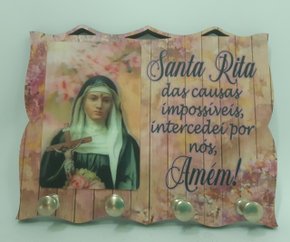 Porta Chaves com Imagem 3D - Santa Rita de Cássia -