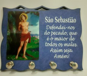 Porta Chaves com Imagem 3D - São Sebastião -