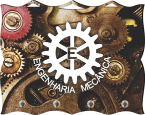 Porta Chaves com Imagem Fotográfica - Engenharia Mecânica -