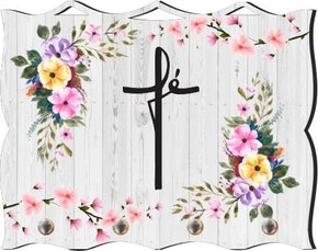 Porta Chaves com Imagem Fotográfica - Fé -