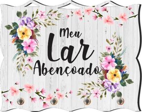 Porta Chaves com Imagem Fotográfica - Lar Abençoada -