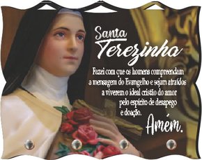 Porta Chaves com Imagem Fotográfica - Santa Terezinha -