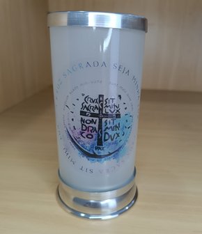 Porta Vela Com Imagem Colorida - Duas Cruzes