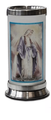 Porta Vela  com Imagem Colorida - N. S. das Graças -