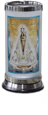 Porta Vela  com Imagem Colorida - N. S. de Nazaré -