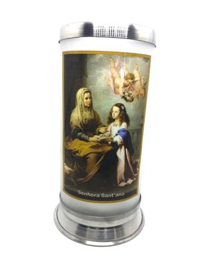 Porta Vela  com Imagem Colorida - Sant'Ana -