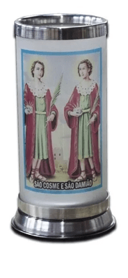 Porta Vela com Imagem Colorida - São Cosme e Damião -
