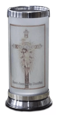 Porta Vela  com Imagem Colorida - Senhor do Bonfim -