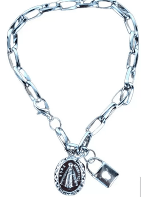 Pulseira Cadeado Nossa Senhora Aparecida -
