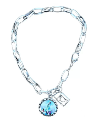 Pulseira Cadeado Nossa Senhora de Fátima -