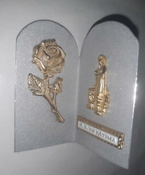 Quadrinho de Mesa Livro " N. S. de Fátima "