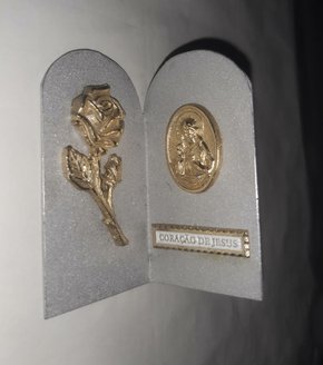 Quadrinho de Mesa Livro " Sagrado Coração de Jesus "