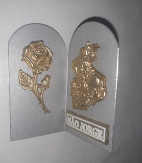 Quadrinho de Mesa Livro " São Jorge "