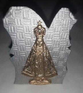 Quadrinho de Mesa Pergaminho " N. S. Aparecida "