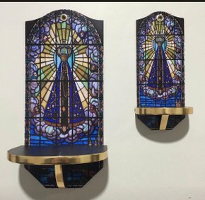 Capela de Parede Personalizado N. S. APARECIDA -