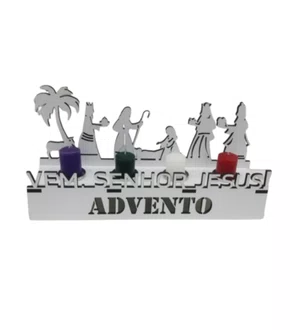 Suporte do Advento de Mesa - MDF -