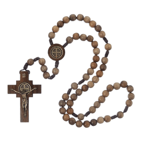 Terço Intercessão Imbuia - 10 mm - Marrom -