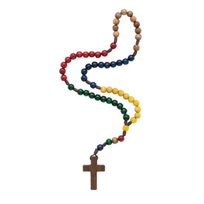 Terço Missionário no Cordão  com Cruz PX -